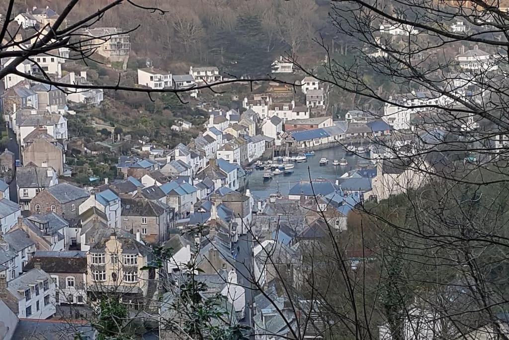 Bijou Coastal Apartment In Polperro With Hot Tub Onsite Parking Downhill Walk To Village エクステリア 写真