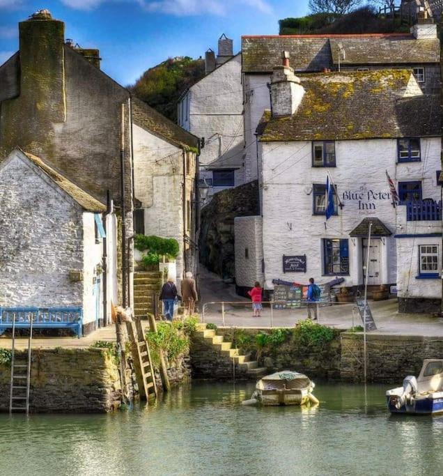 Bijou Coastal Apartment In Polperro With Hot Tub Onsite Parking Downhill Walk To Village エクステリア 写真